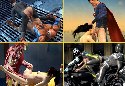 Comics heroes in cartoon sex scenes