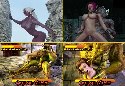 Ugly creatures fuck hentai girls