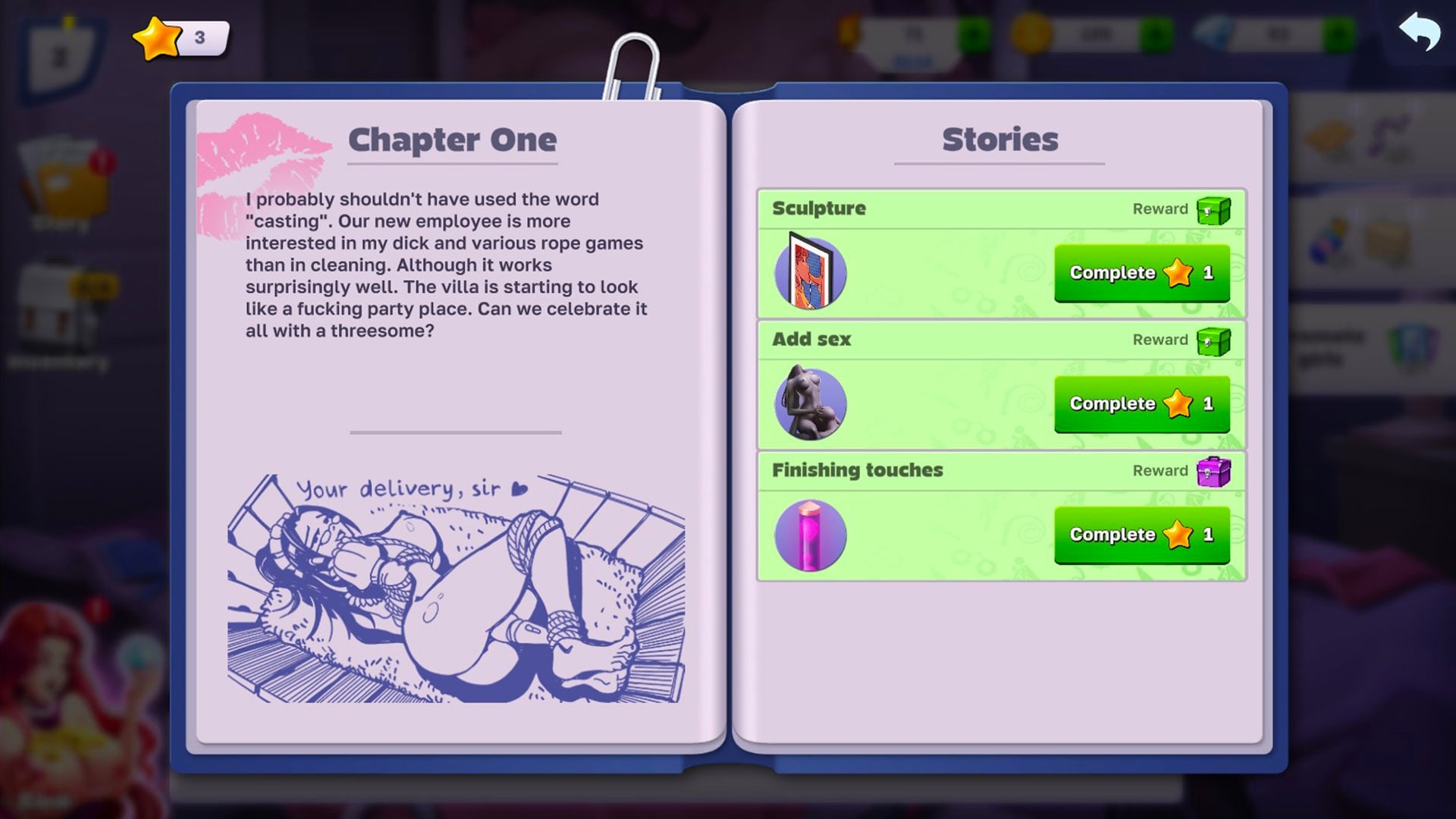 玩 casual 遊戲 - Horny Villa 在 Nutaku casual遊戲 - Horny Villa